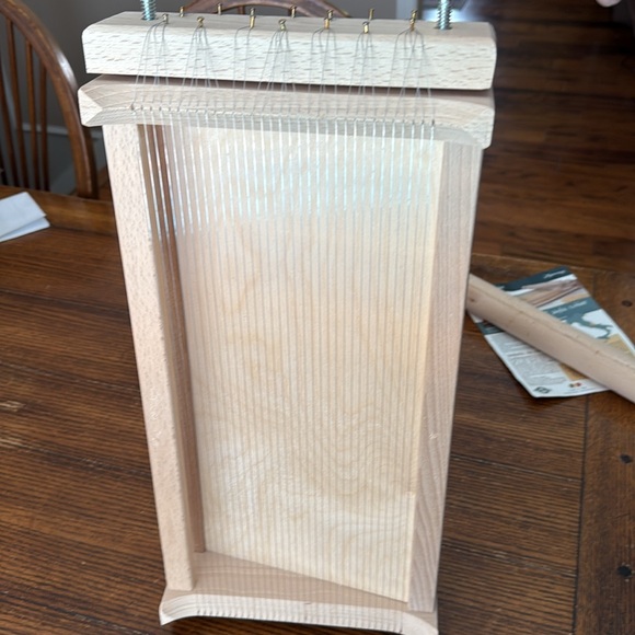 Chitarra Wooden Pasta Cutter - Natural Brown - Made in Italy. - Picture 3 of 4